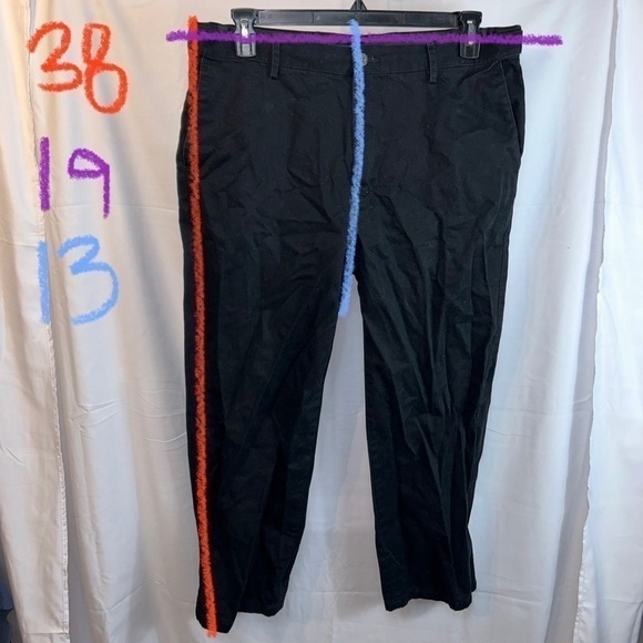 Falls Creek Slacks Straight Leg Easy Care Dress Pants Professional Bottoms 38x29 - Picture 5 of 8